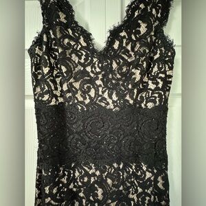 Black lace dress